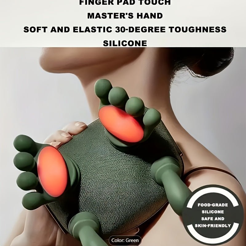 Little Turtle Nek- en Schoudermassager – Oplaadbaar met Warmtefunctie - Spotlights shopping