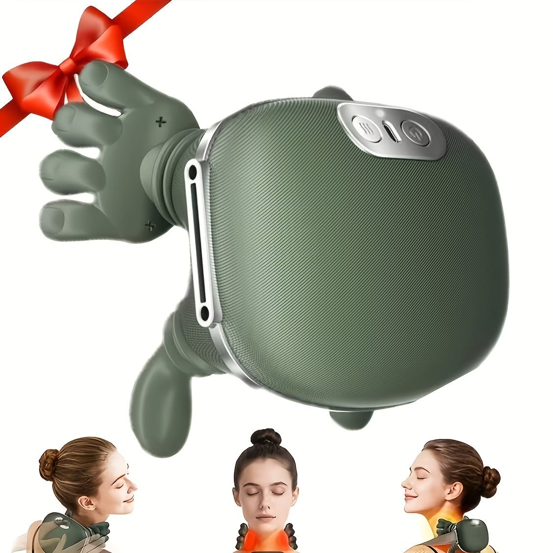 Little Turtle Nek- en Schoudermassager – Oplaadbaar met Warmtefunctie - Spotlights shopping