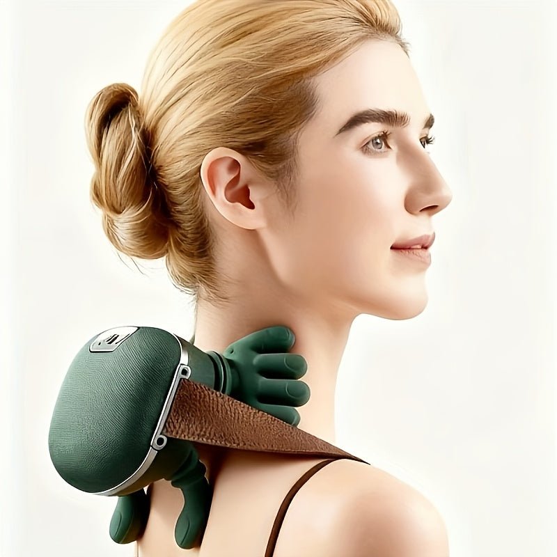 Little Turtle Nek- en Schoudermassager – Oplaadbaar met Warmtefunctie - Spotlights shopping