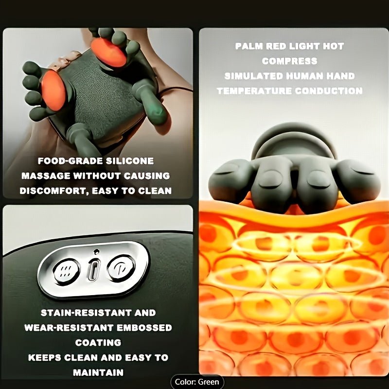Little Turtle Nek- en Schoudermassager – Oplaadbaar met Warmtefunctie - Spotlights shopping
