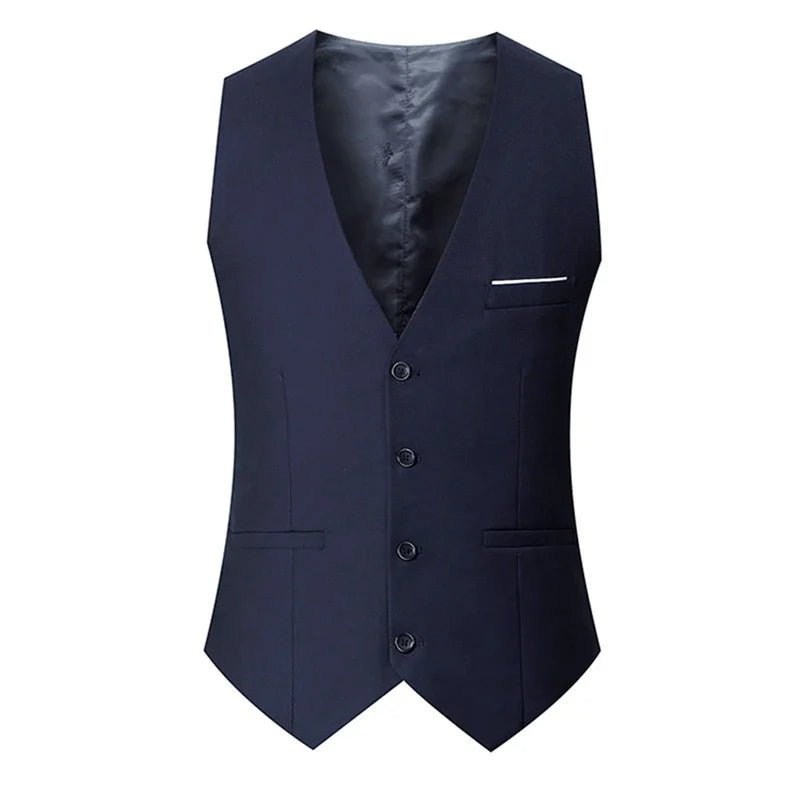 Klassiek heren gilet met verstelbare taille voor zakelijke en formele gelegenheden