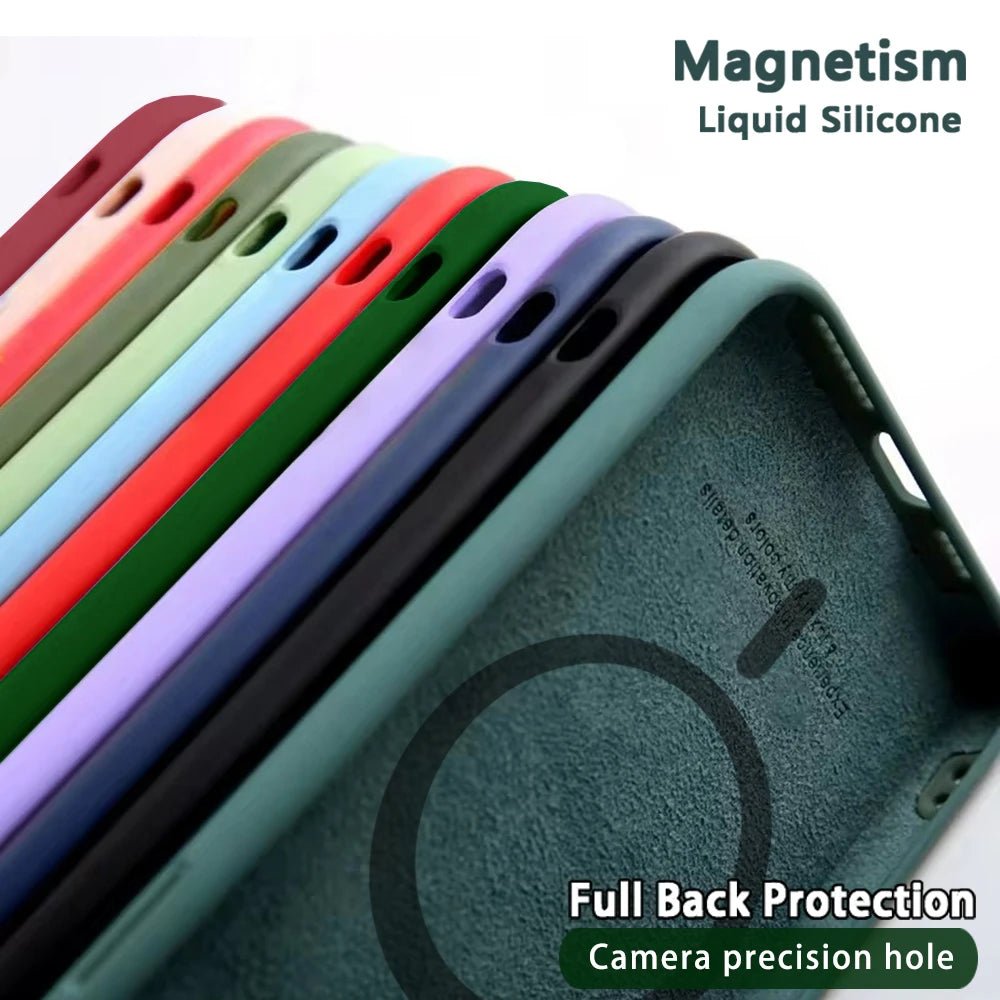 Siliconen MagSafe hoesje voor iPhone