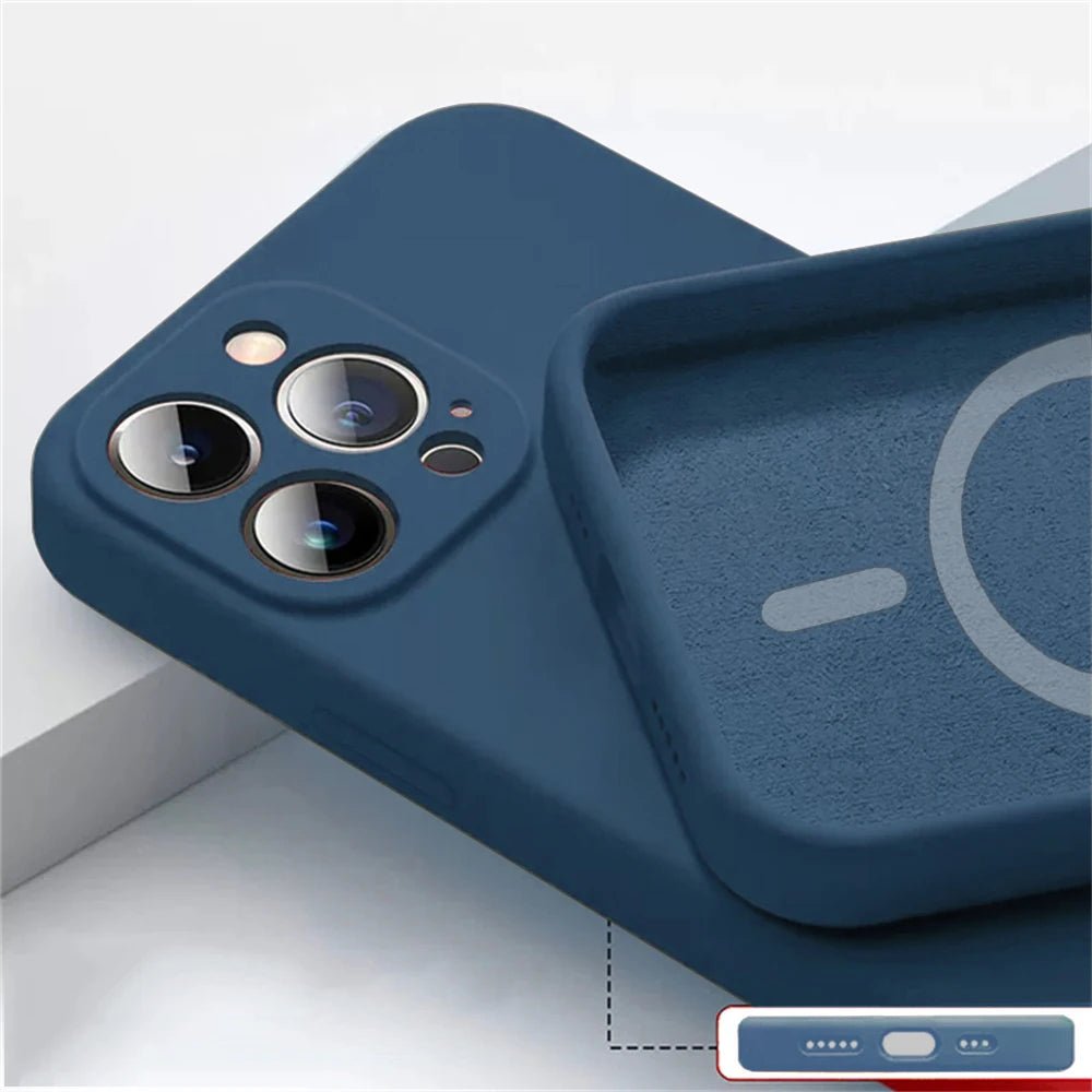 Siliconen MagSafe hoesje voor iPhone