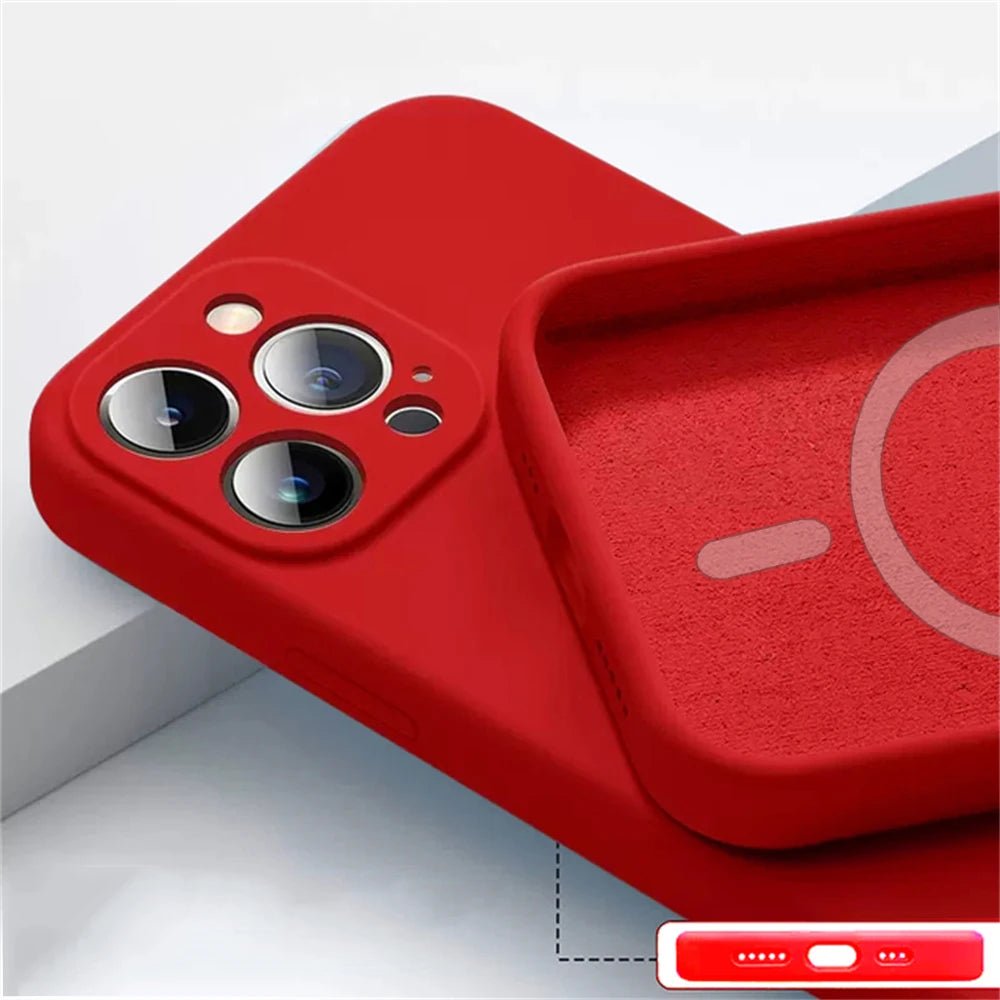 Siliconen MagSafe hoesje voor iPhone