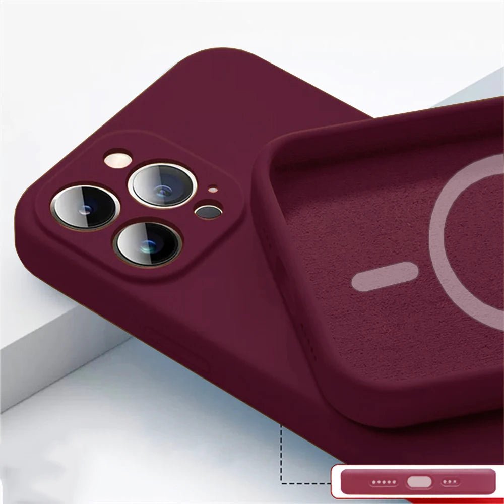 Siliconen MagSafe hoesje voor iPhone