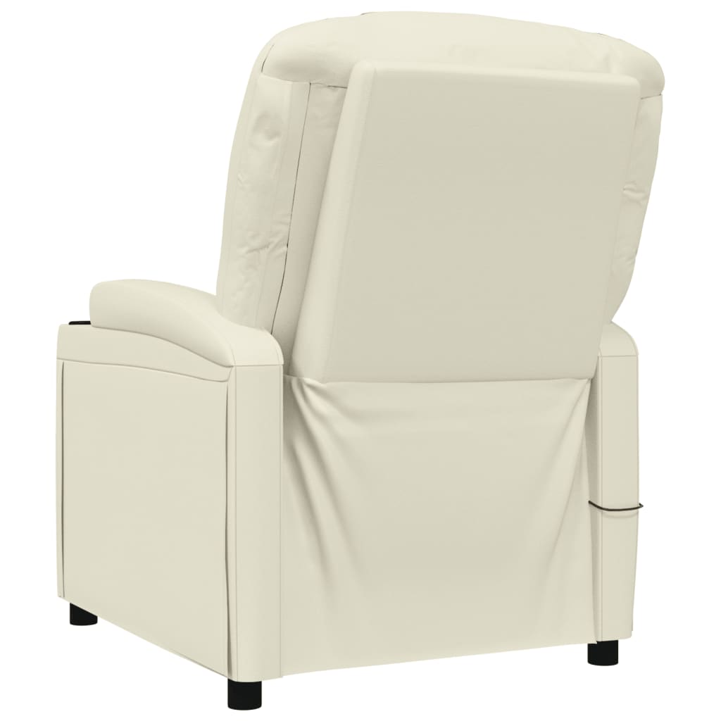Luxe massagestoel van kunstleer met massagefunctie en verwarming voor optimaal zitcomfort