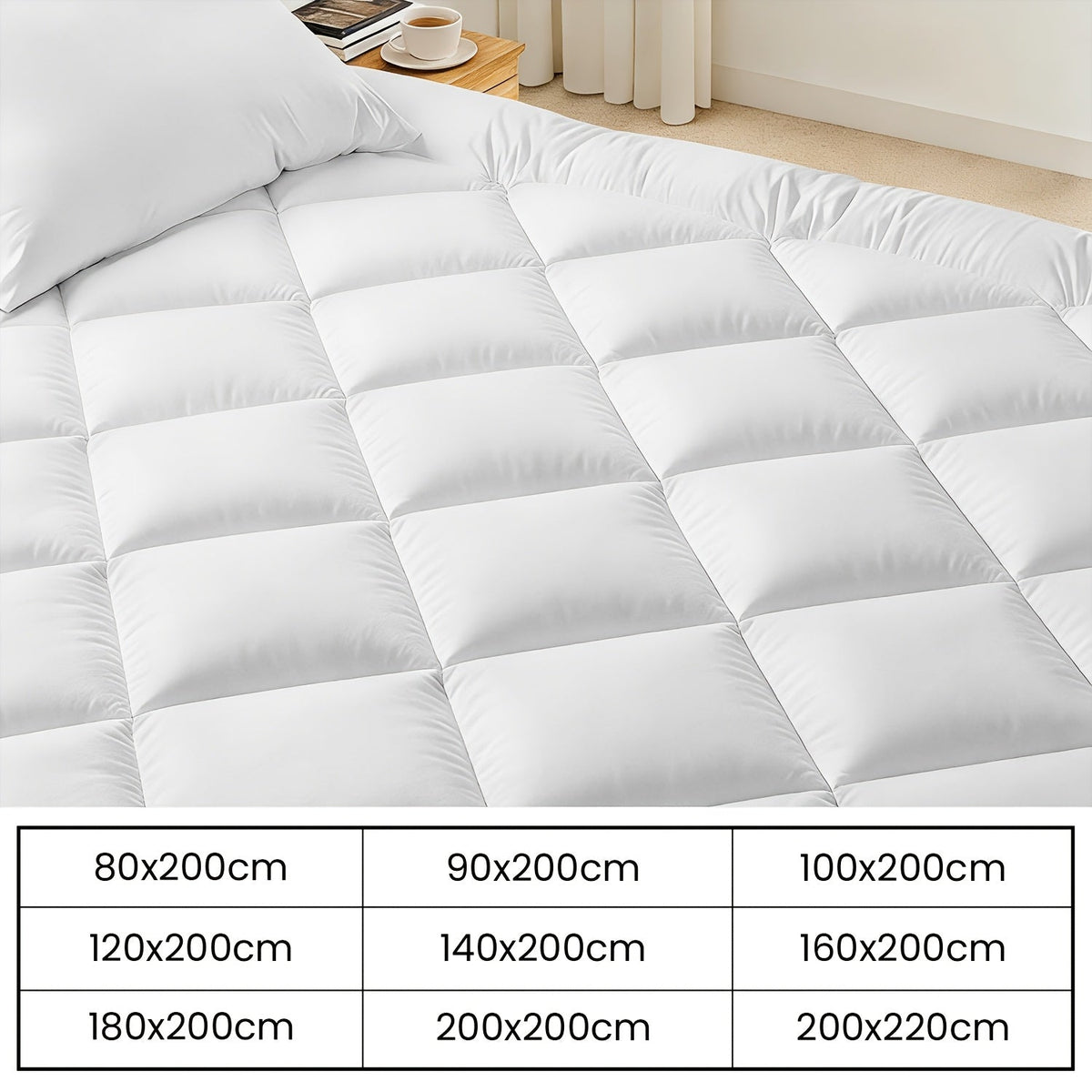 Matrastopper voor Camperbed – Zacht, 1000 GSM Vezelvulling - Spotlights shopping