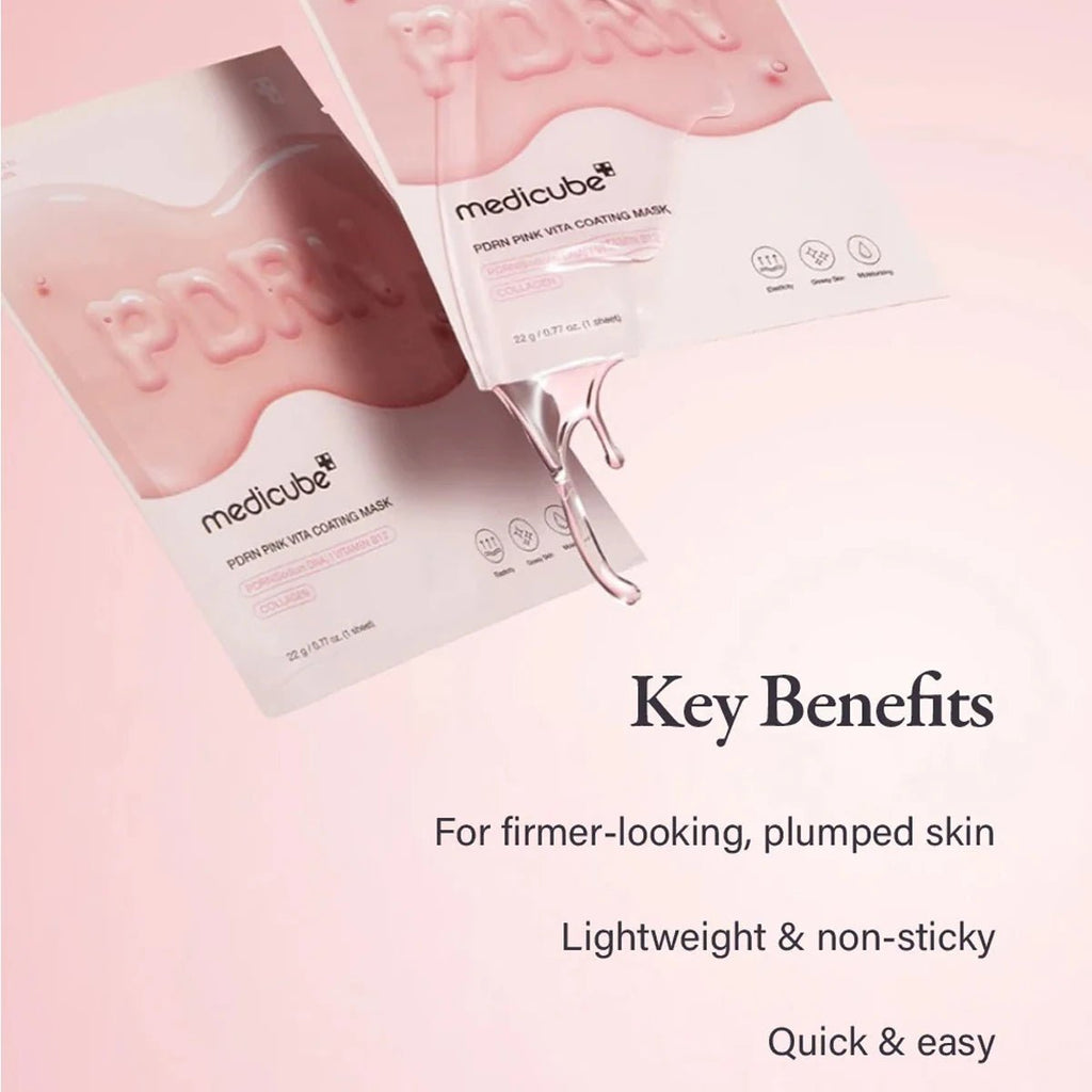 Medicube Salmon DNA PDRN hydrogel sheet mask met 10 hydraterende Koreaanse gezichtsmaskers