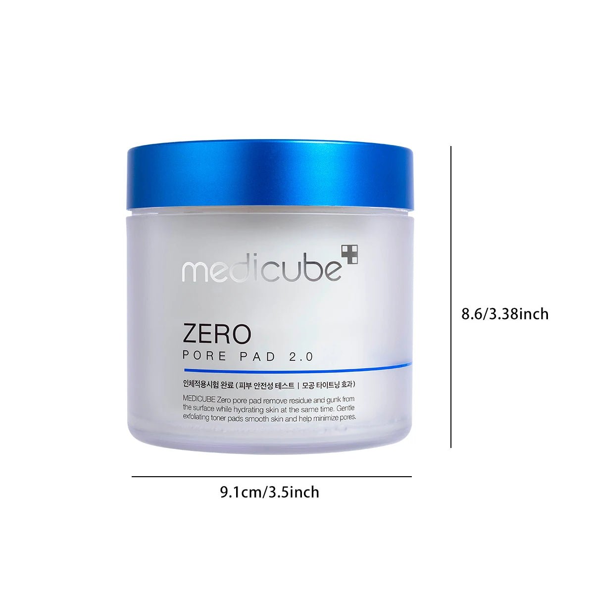 Medicube ZERO PORE PAD 2.0,Pre-Soaked Dual-Texture Cotton,Moisturizing & Calming Formula,Korean Skincare,K-Beauty,Korean Makeup - Spotlights shopping