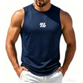 Heren mesh sporttanktop van ademende sneldrogende stof voor fitness en hardlopen