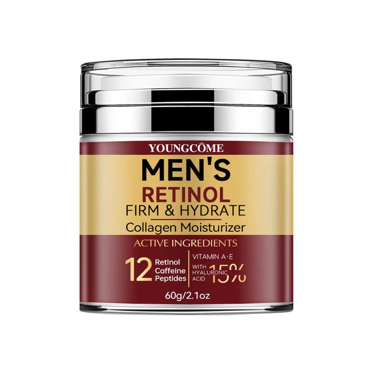 Retinol gezichtscrème voor mannen met collageen voor dagelijkse huidverzorging