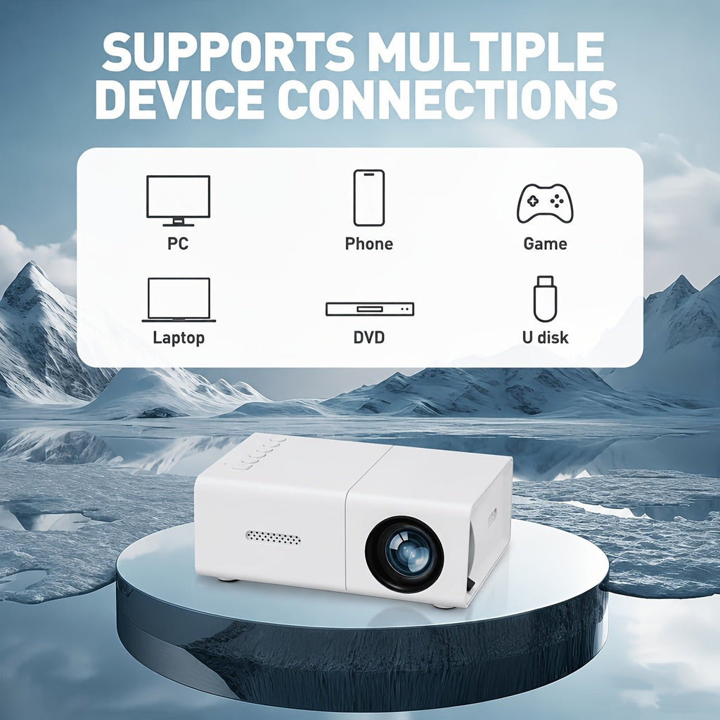 Mini Beamer – Draagbare Projector voor Films & Gaming - Spotlights shopping