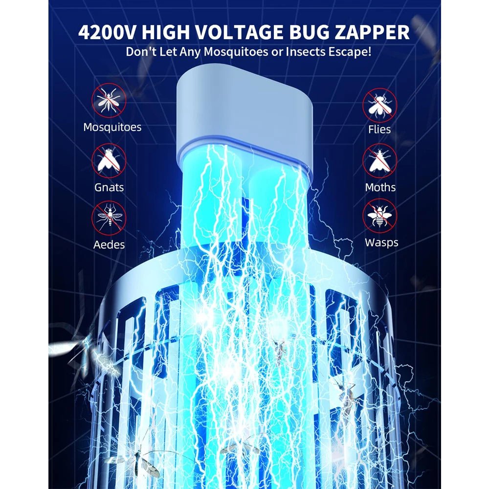 Minimoon Elektrische Insectenlamp 4200V – Muggenlamp Outdoor IPX4 met LED 15W - Spotlights shopping