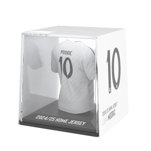 Luka Modrić Real Madrid My Jersey 2024/2025 Home met display case en Augmented Reality