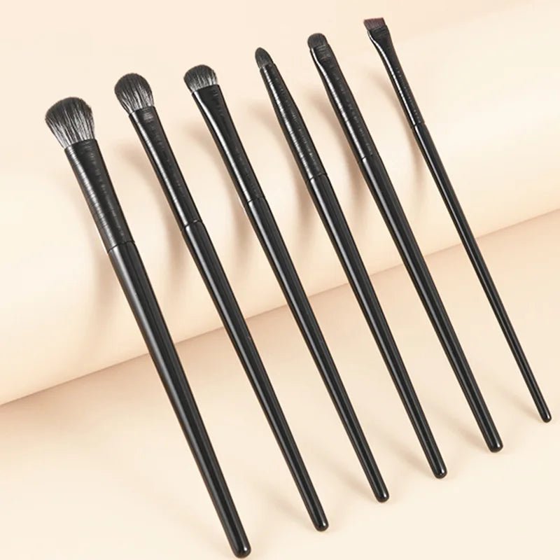 Natural Eye Makeup Brushes Set Eyeshadow Brush Eyebrow Contour Eyeliner Brush Women Eyes Cosmetic Blending Detail Make Up Tools - Spotlights shopping