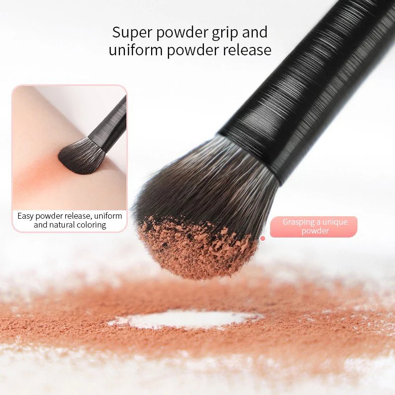 Natural Eye Makeup Brushes Set Eyeshadow Brush Eyebrow Contour Eyeliner Brush Women Eyes Cosmetic Blending Detail Make Up Tools - Spotlights shopping