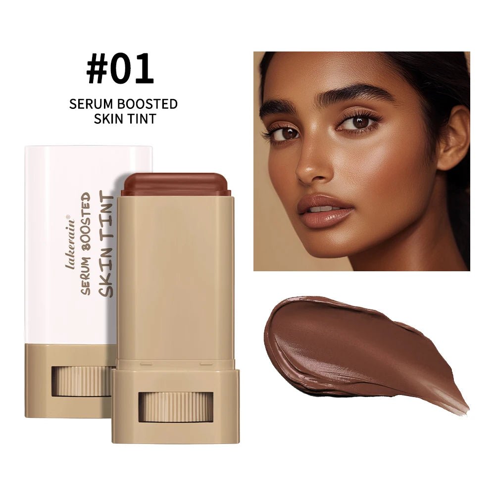 Hydraterende foundation stick met balm- en serumformule voor een natuurlijke make-up look