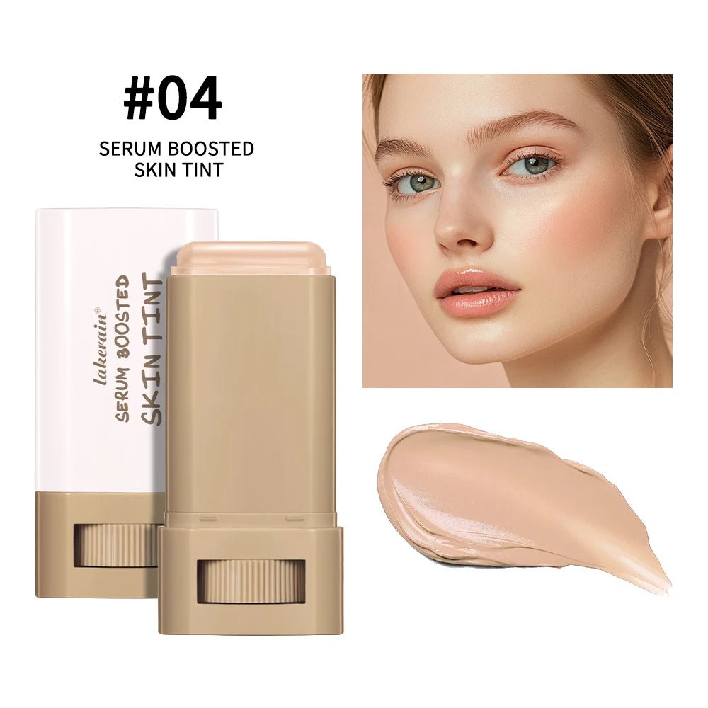 New Balm Serum Boosted Skin Tint Silky Texture Moisturizing Coverage Plumper Even Skin Tone Best Stick Foundation Travel Makeup - Spotlights shopping