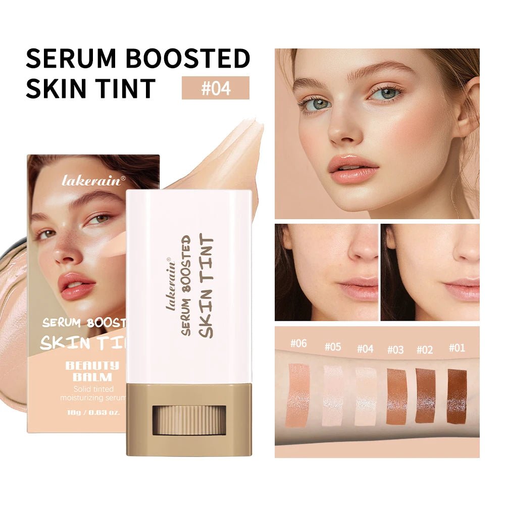 Hydraterende foundation stick met balm- en serumformule voor een natuurlijke make-up look