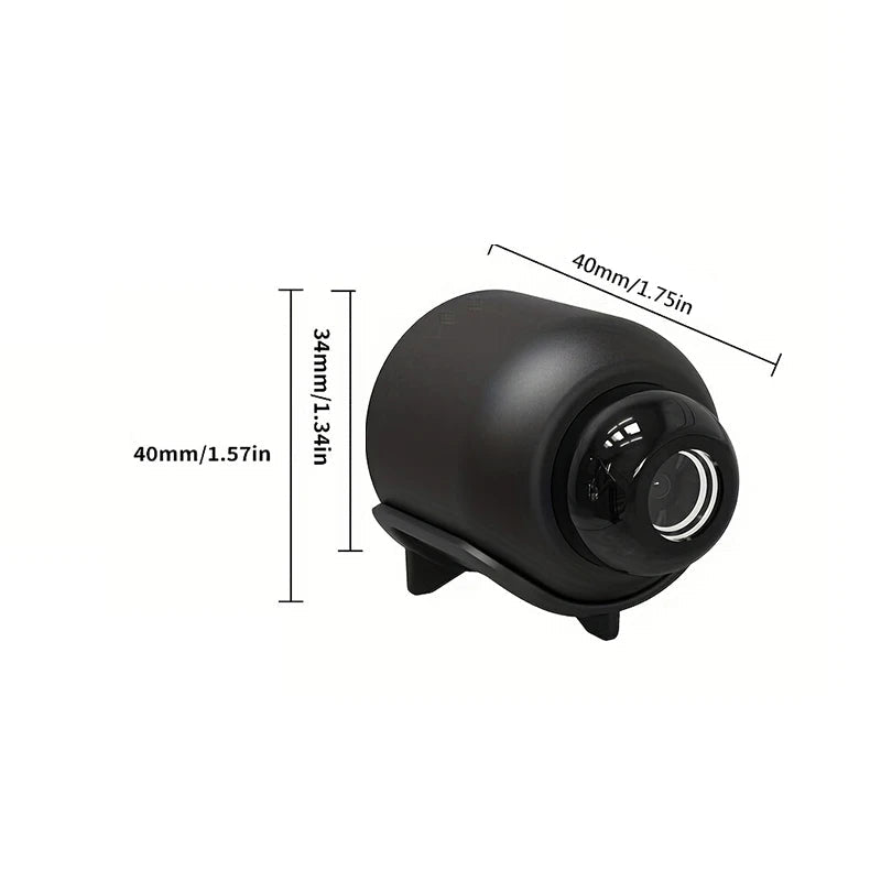 Mini WiFi beveiligingscamera met Full HD, nachtzicht en bewegingsdetectie voor woningbeveiliging