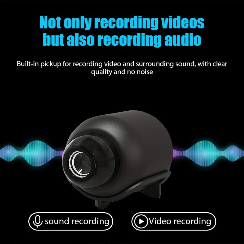 Mini WiFi beveiligingscamera met Full HD, nachtzicht en bewegingsdetectie voor woningbeveiliging