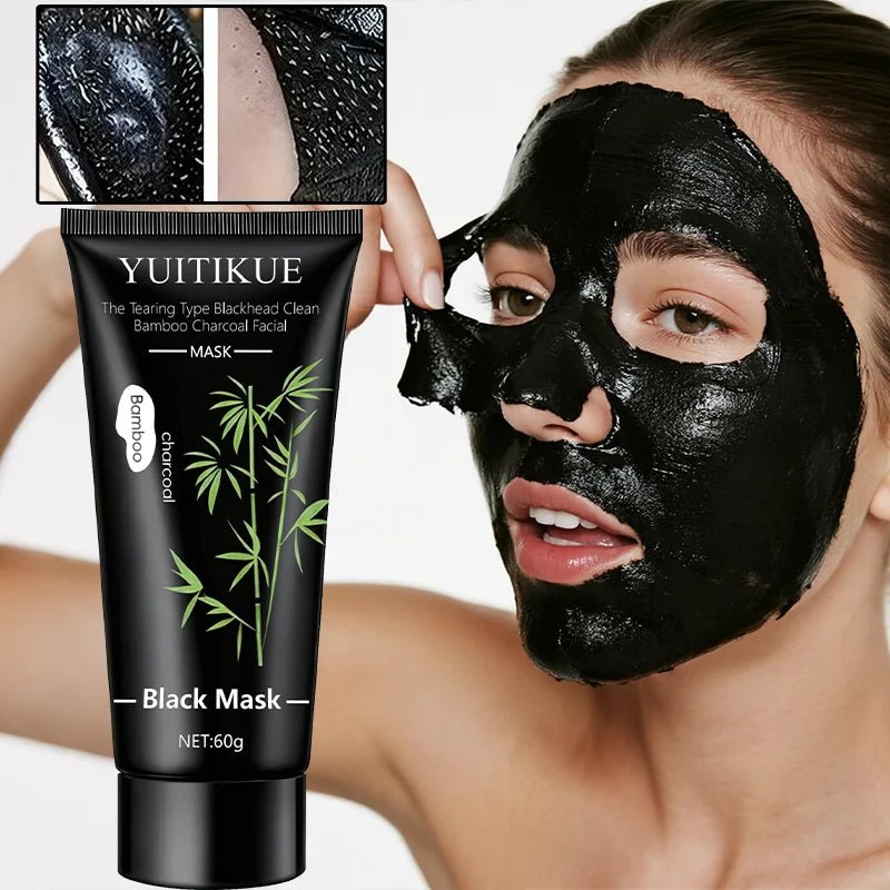 Niacinamide Charcoal Gezichtsmasker | Hydraterend Peel-Off Masker met Hyaluronzuur - Spotlights shopping