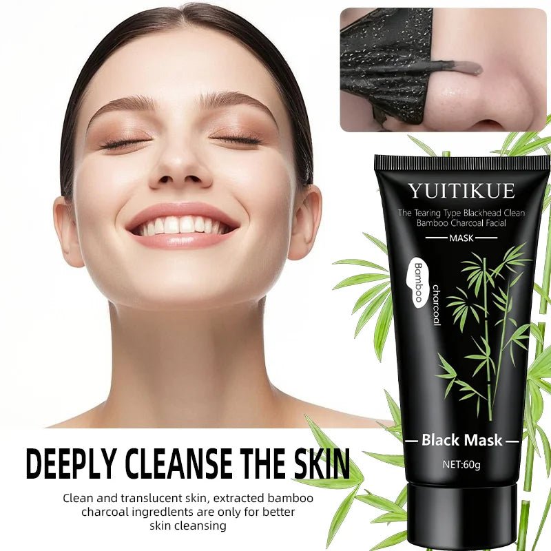 Niacinamide Charcoal Gezichtsmasker | Hydraterend Peel-Off Masker met Hyaluronzuur - Spotlights shopping