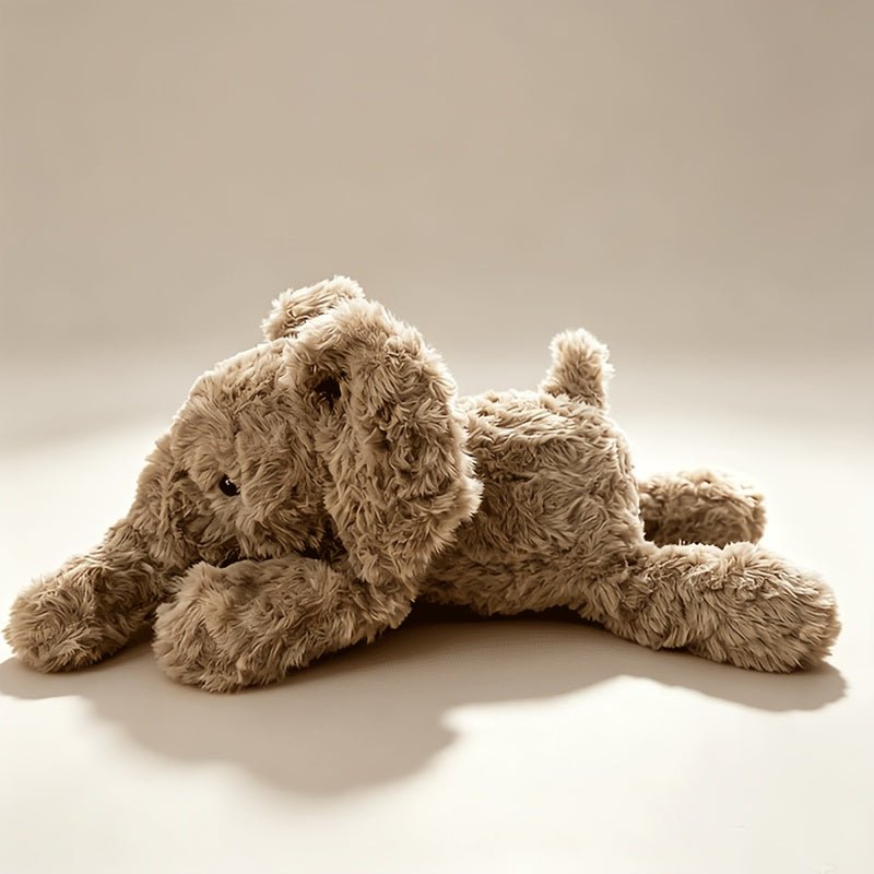 Zachte olifant knuffel met schattig cartoonontwerp