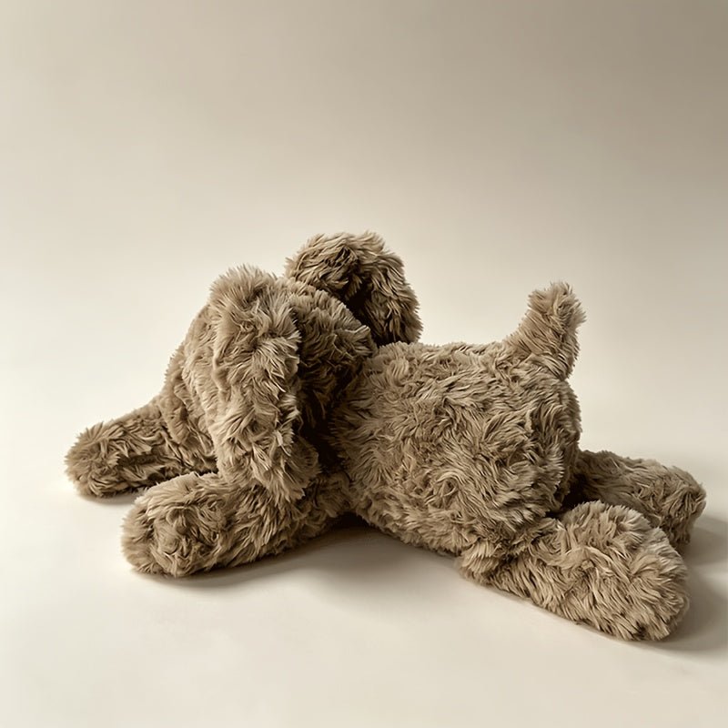 Zachte olifant knuffel met schattig cartoonontwerp