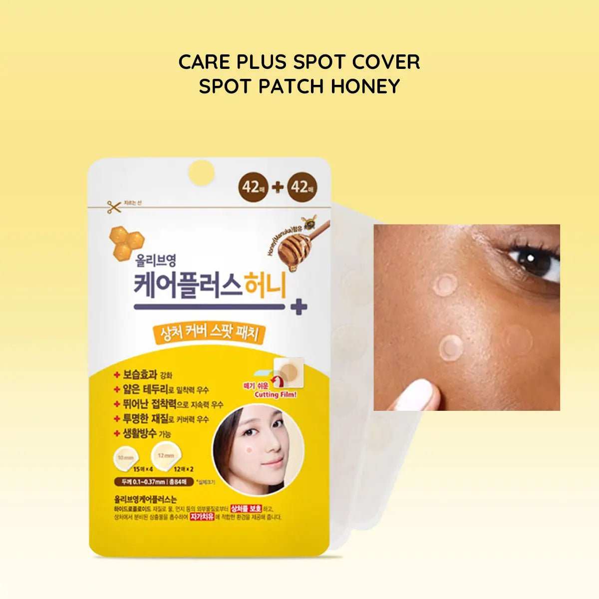 Olive Young Care Plus Spot Patch hydrogel patches voor onzuivere huid