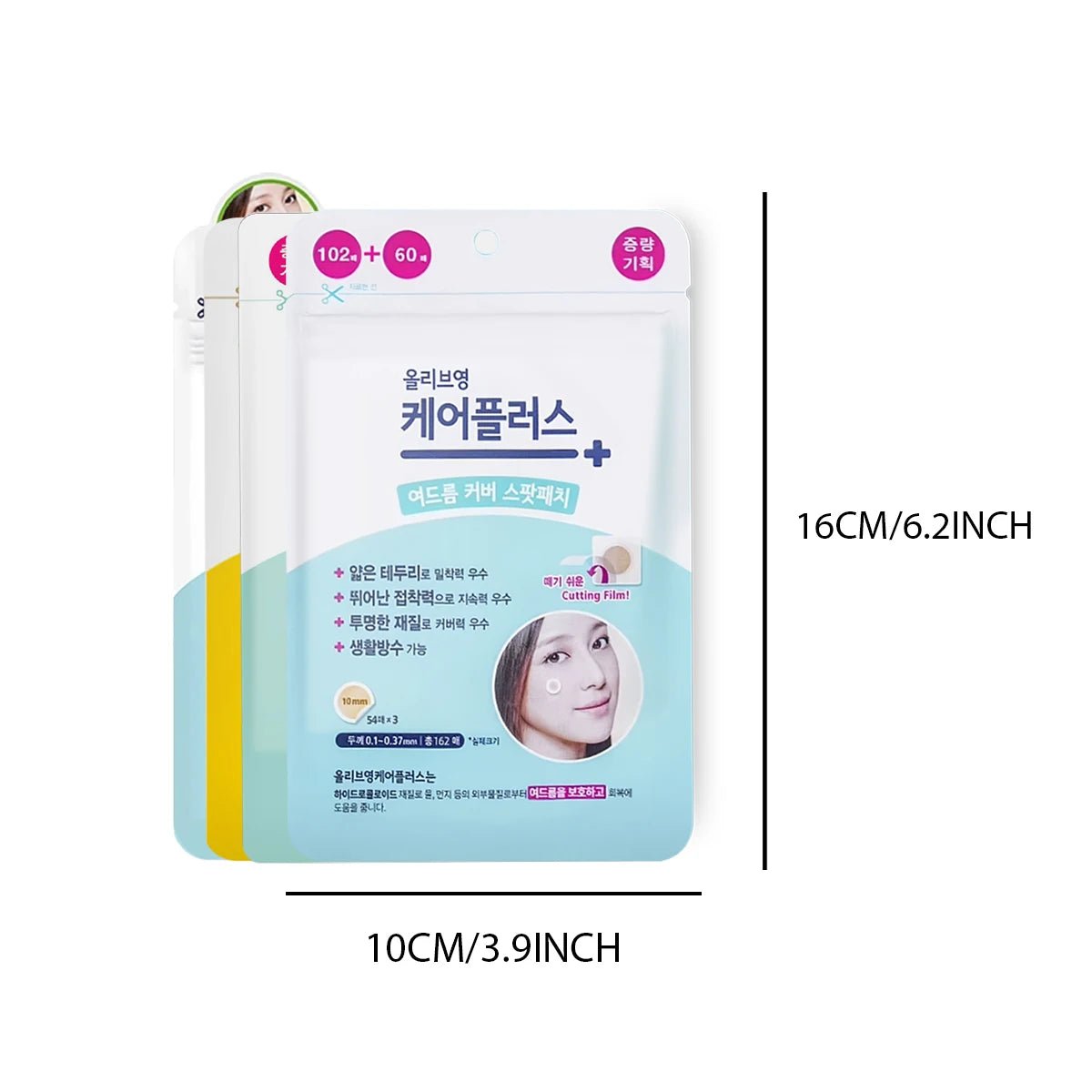 Olive Young Care Plus Spot Patch hydrogel patches voor onzuivere huid