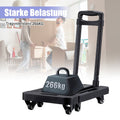Opvouwbare Handkar – Draagvermogen 266 kg, 6 Wielen en Elastische Touwen - Spotlights shopping