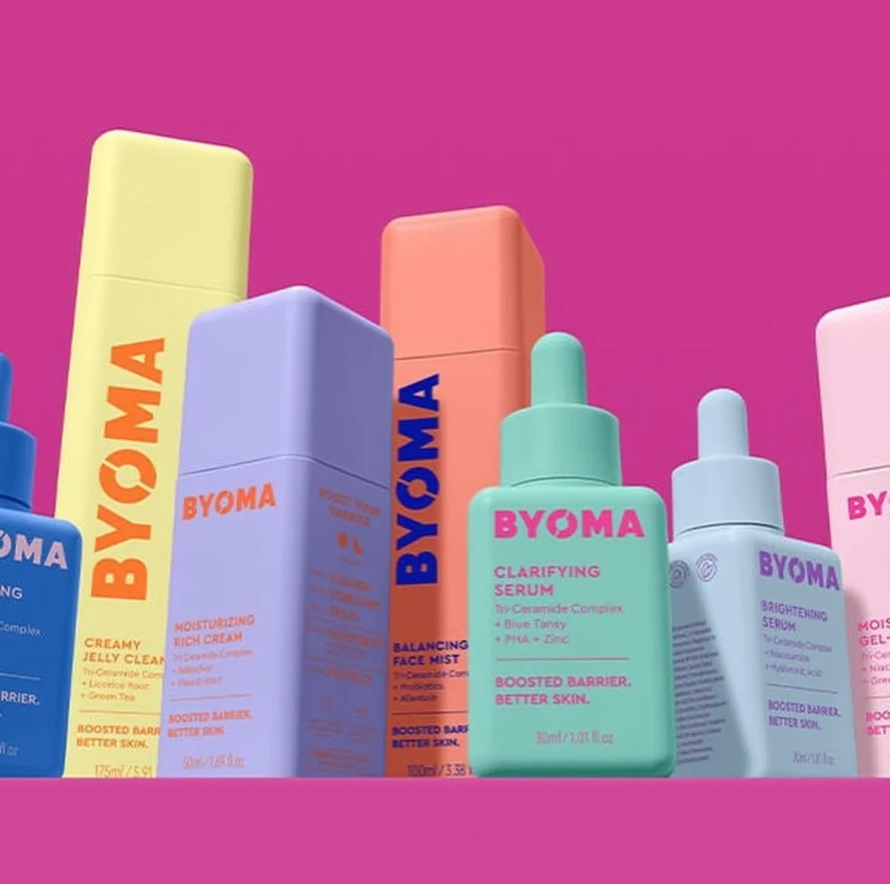 Original Boost Barrier Gentle Better Essence Skincare BYOMA Phyto-Mucin Glow Serum Hydrating Recover Oil Moisturizing Gel-Cream - Spotlights shopping