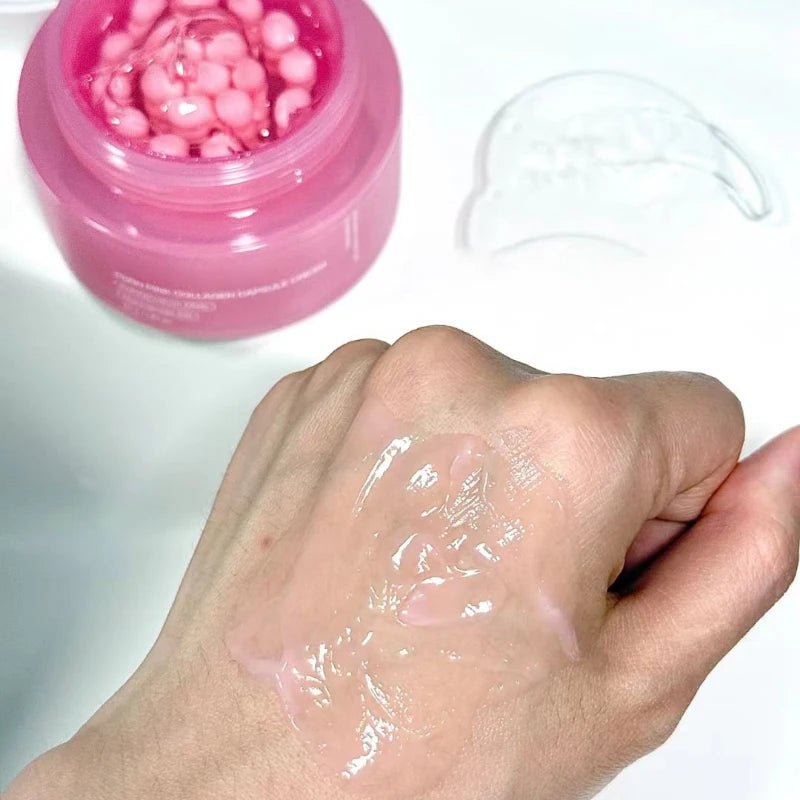 PDRN Pink Collagen Capsule Crème met niacinamide voor dagelijkse Koreaanse huidverzorging