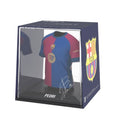 Pedri FC Barcelona 2024/2025 officieel mini voetbalshirt met Augmented Reality en displaycase
