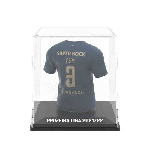 Pepe FC Porto My Jersey 2021/2022 mini voetbalshirt met display case en Augmented Reality