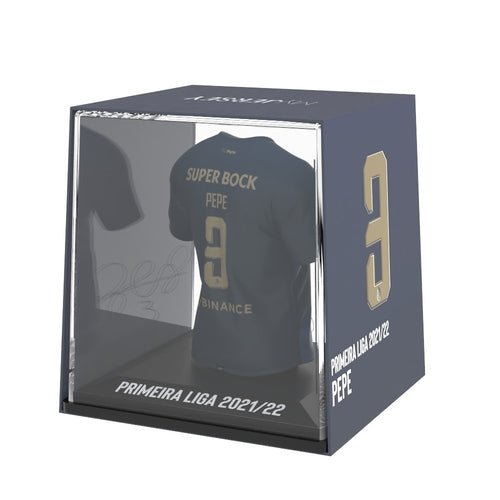 Pepe FC Porto My Jersey 2021/2022 mini voetbalshirt met display case en Augmented Reality