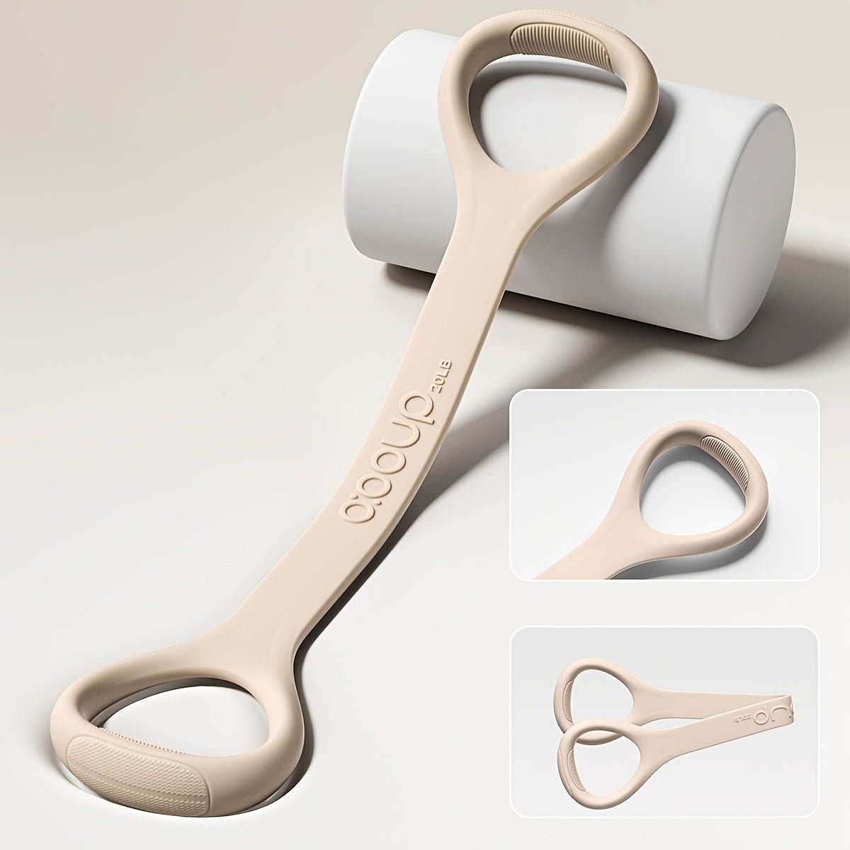 Pilates weerstandsband met lus en antislip siliconen grip voor yoga, stretching en krachttraining