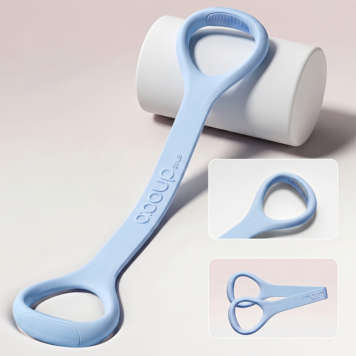 Pilates weerstandsband met lus en antislip siliconen grip voor yoga, stretching en krachttraining
