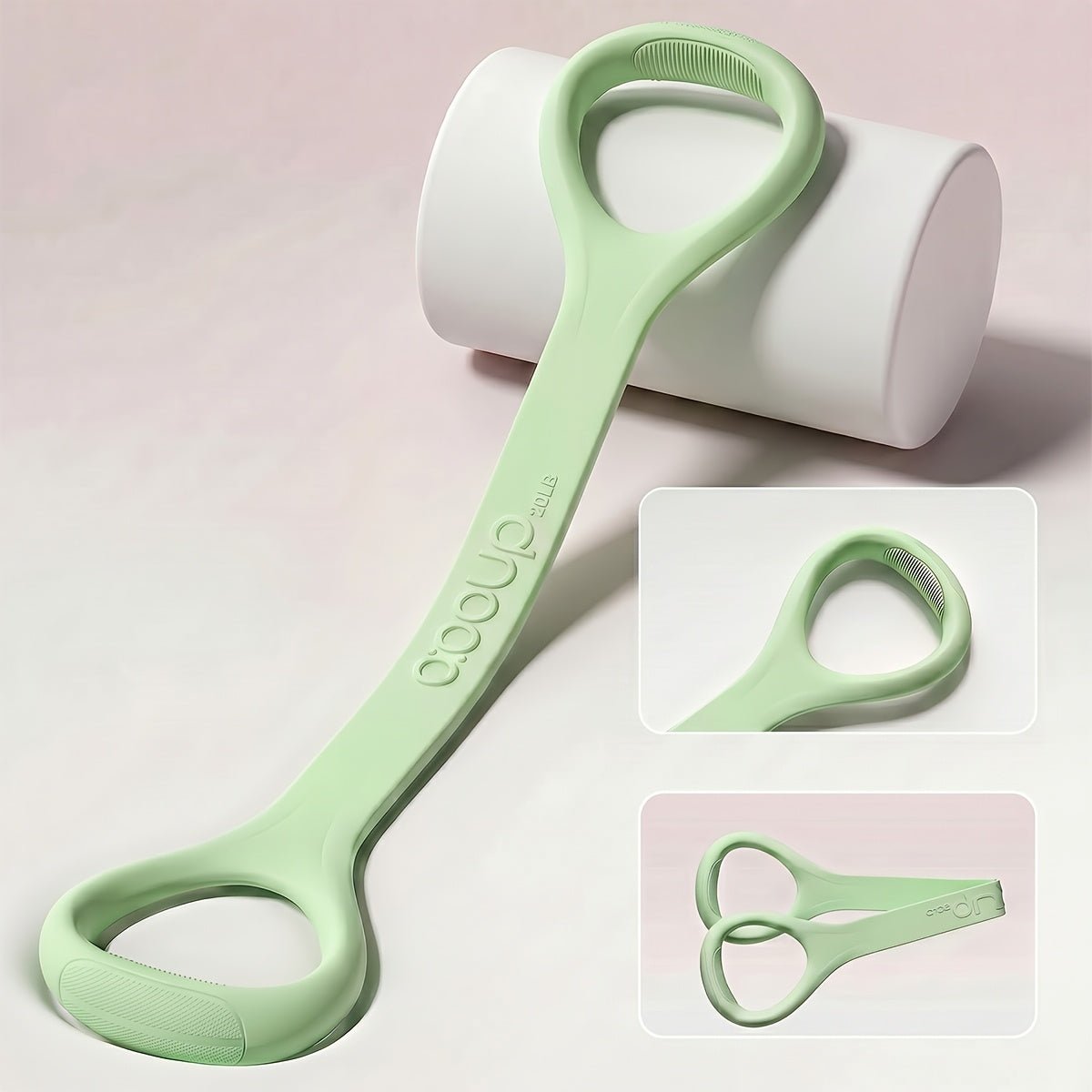 Pilates weerstandsband met lus en antislip siliconen grip voor yoga, stretching en krachttraining