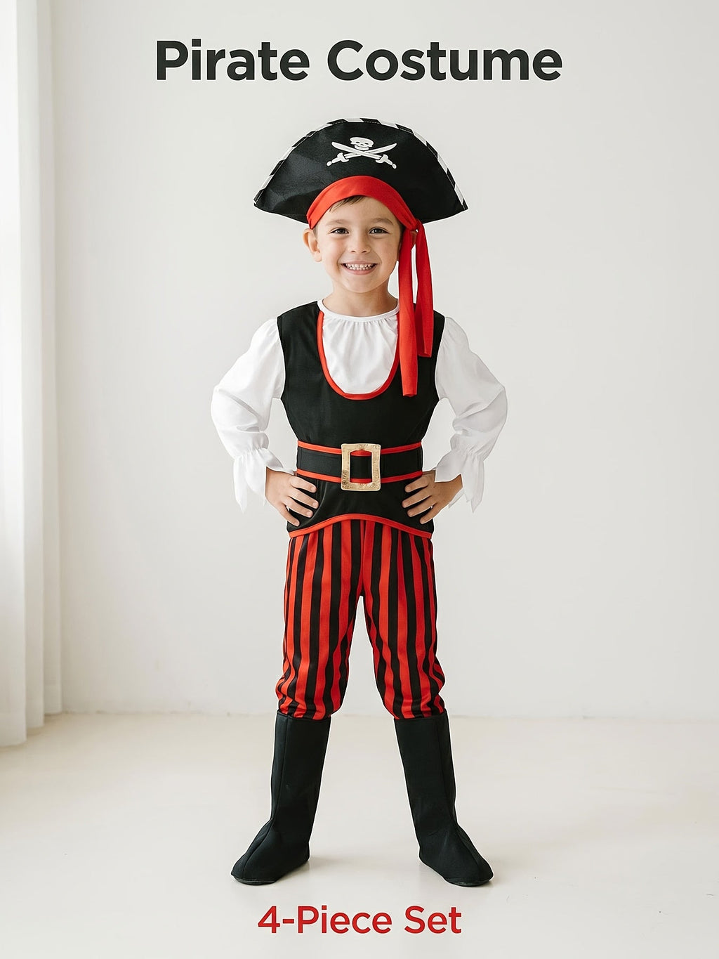 Piratenkostuum voor kinderen voor Halloween en verkleedfeesten