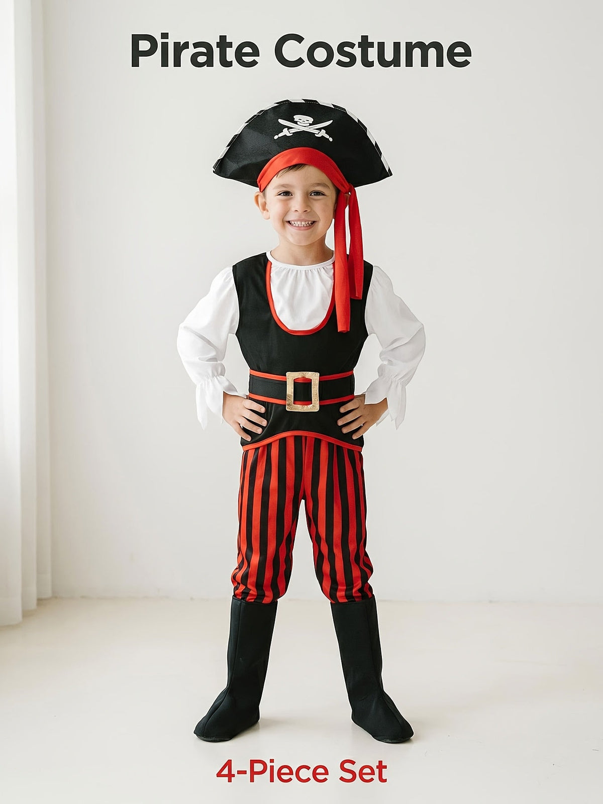 Piratenkostuum voor kinderen voor Halloween en verkleedfeesten