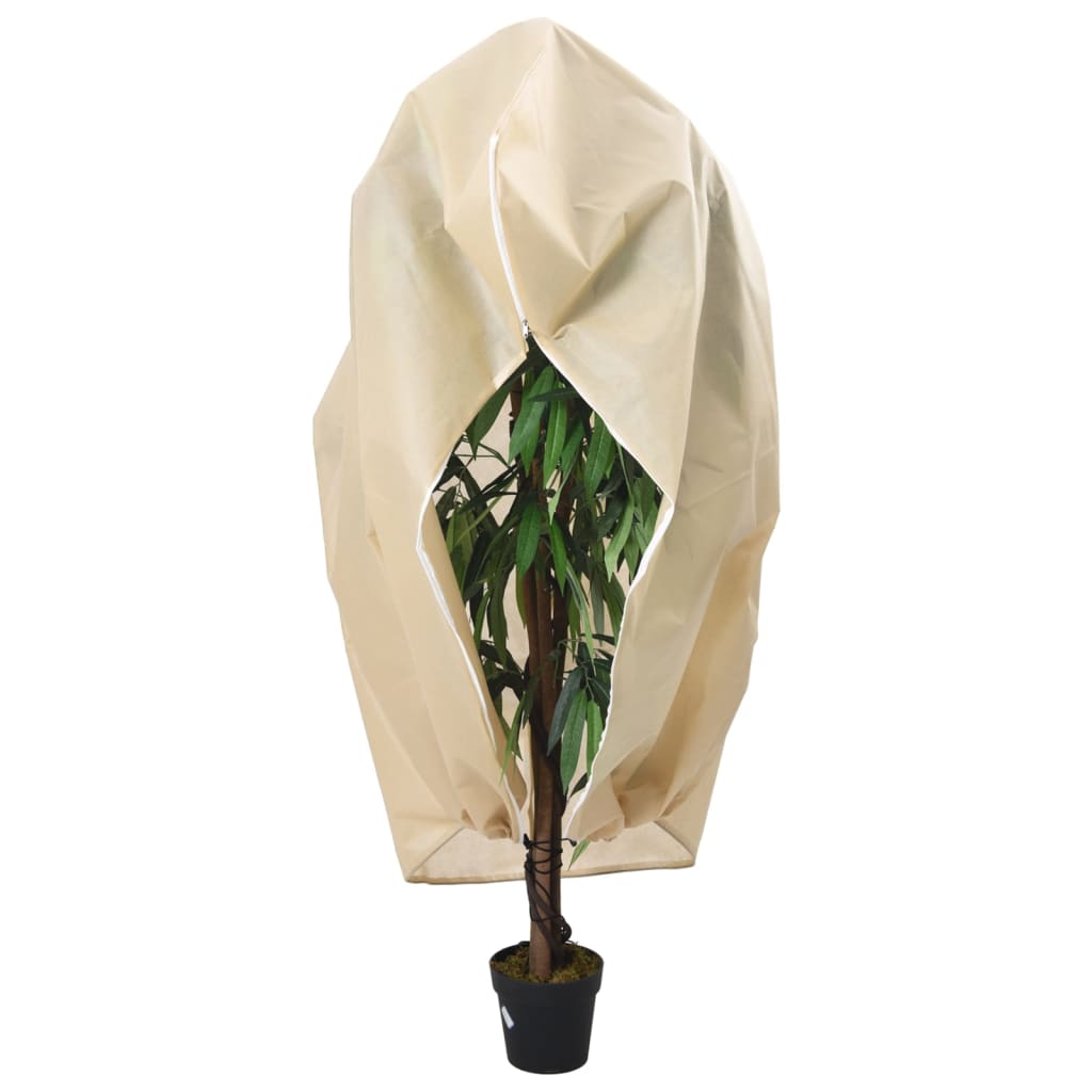 Plantenhoezen met Rits en Trekkoord – 4 Stuks Winterbescherming 3,93 x 3 m - Spotlights shopping