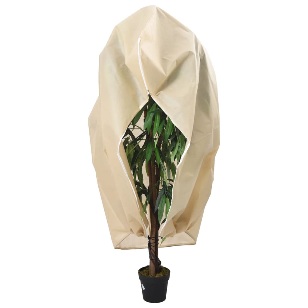 Plantenhoezen met Rits en Trekkoord – 4 Stuks Winterbescherming 3,93 x 3 m - Spotlights shopping
