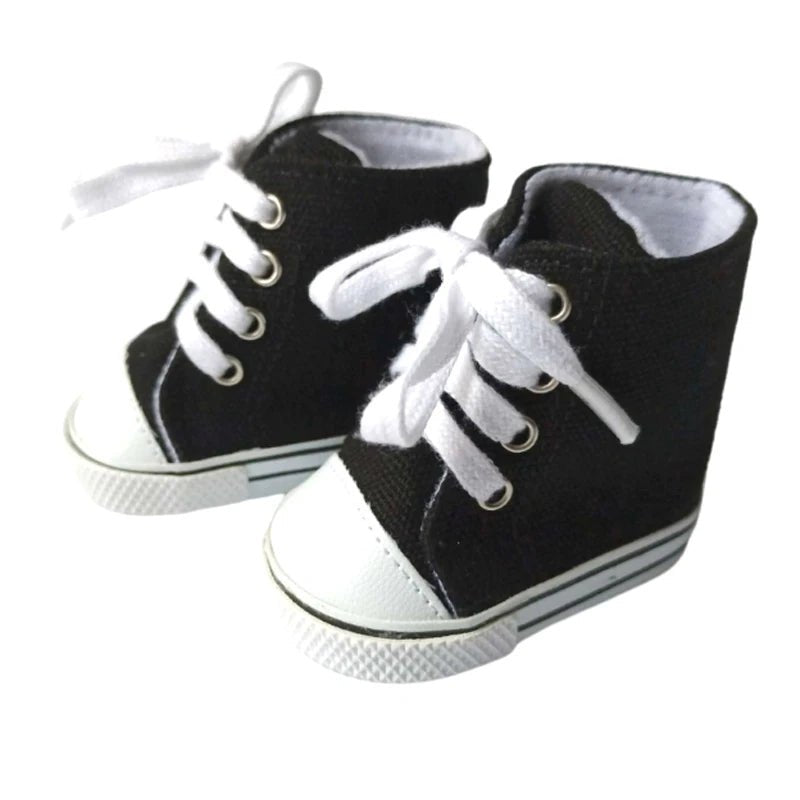 Zomerse poppenschoenen voor 18 inch en 45 cm babypoppen en rebornpoppen