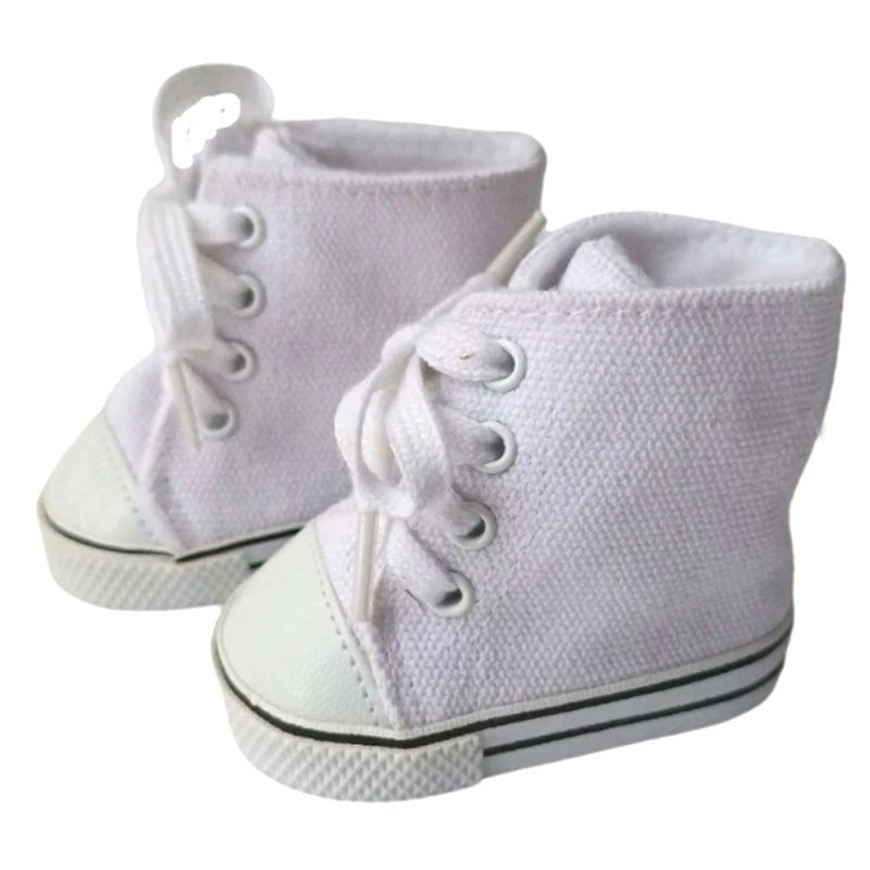 Zomerse poppenschoenen voor 18 inch en 45 cm babypoppen en rebornpoppen
