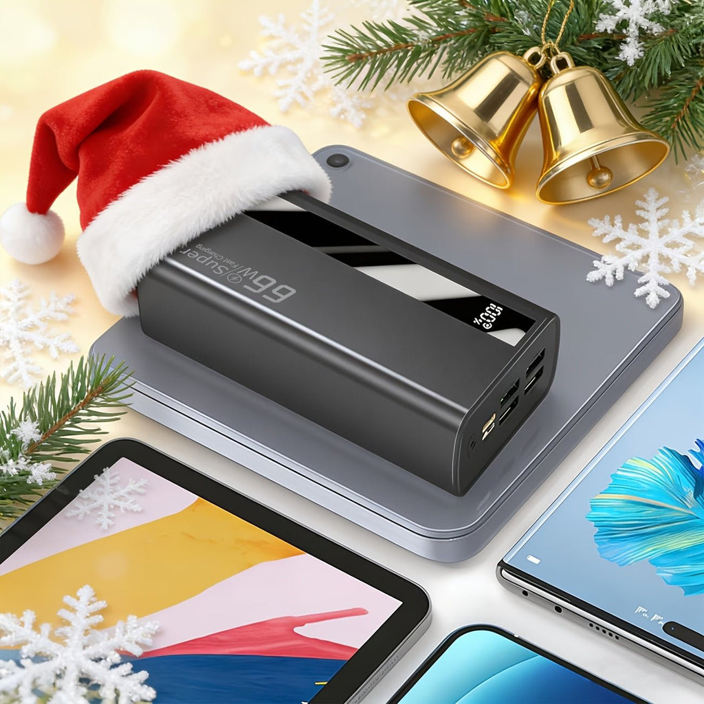 Powerbank 60000mAh 66W – Snelladen met Digitaal Display - Spotlights shopping