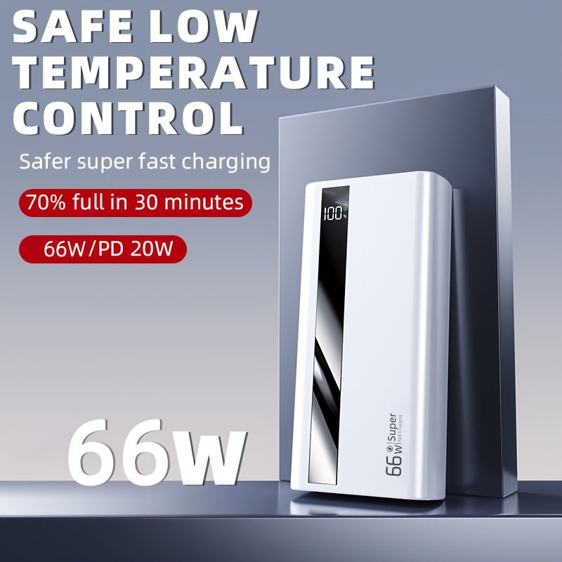 Powerbank 60000mAh 66W – Snelladen met Digitaal Display - Spotlights shopping