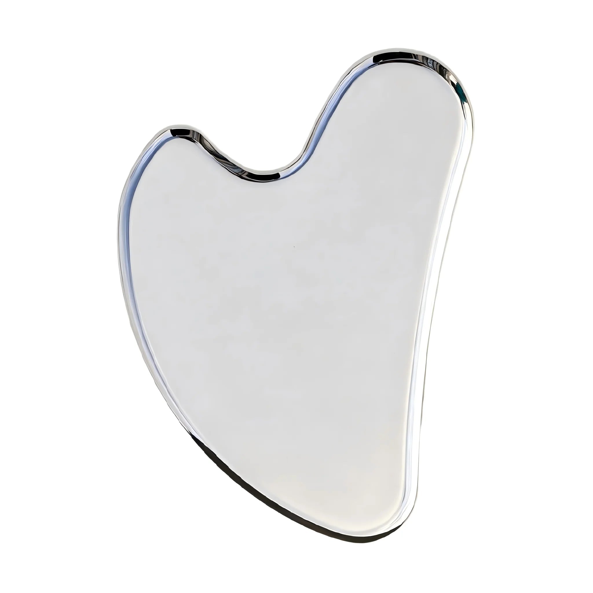 Premium RVS Gua Sha Gezichtsmassage Tool – Zwart, Zilver & Holographic - Spotlights shopping