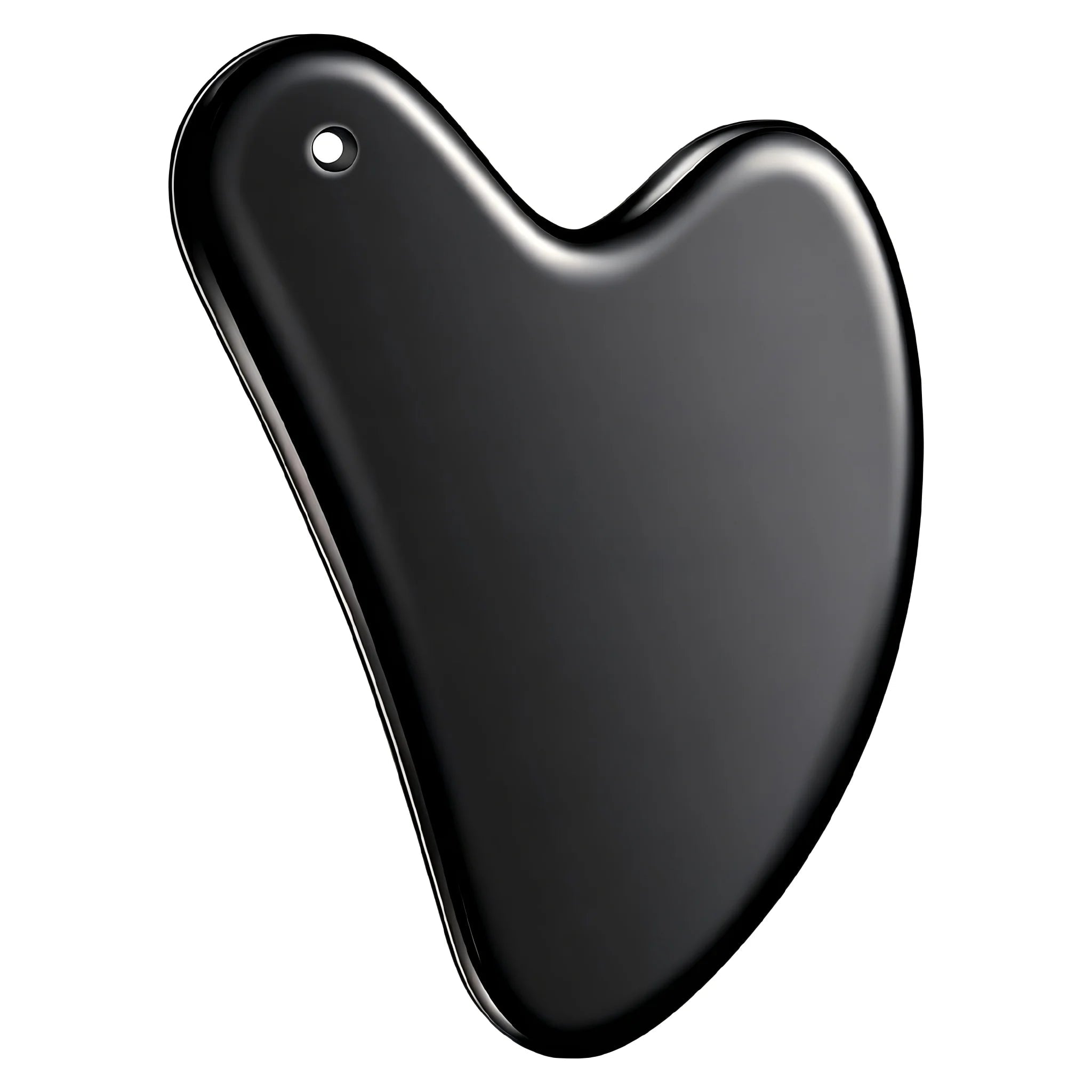 Premium RVS Gua Sha Gezichtsmassage Tool – Zwart, Zilver & Holographic - Spotlights shopping